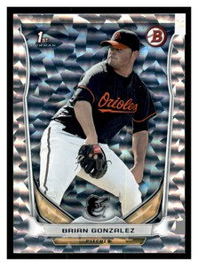 2014 Bowman Draft Silver Ice #DP85 Brian Gonzalez