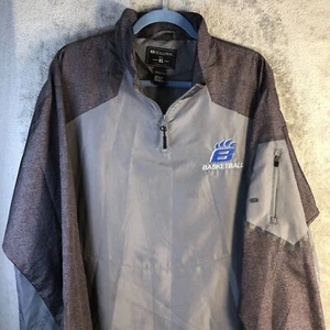 Holloway Men's XL Basketball 1/4 Zip Pullover Gray Jacket WPL 11783 - Picture 1 of 13