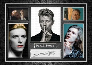 DAVID BOWIE SIGNED ORIGINAL A4 PHOTO PRINT MEMORABILIA - Bild 1 von 5