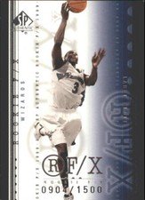 1999-00 SP Authentic Wizards Basketball Card #122 Laron Profit Rookie /1500