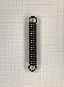 Zugfeder m Ösen, Länge 86mm, Außen Ø14mm, Draht 2,8mm, max. Belastung 48kg (522) - Bild 1 von 2