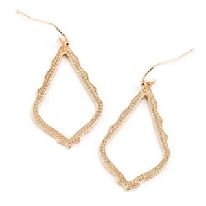 NWT Kendra Scott Sophia Drop Earrings Rose Gold Tone - Picture 1 of 5