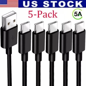 5x Original Samsung USB Type-C 3.3ft Data Charging Cable for Galaxy S24 23 22 - Picture 1 of 14