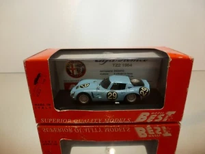BEST 9141 ALFA ROMEO TZ2 MONZA 1967 #29 - BLUE 1:43 - EXCELLENT IN BOX - Imagen 1 de 5