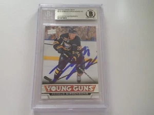 Zemgus Girgensons Signed 2013/14 UD Young Guns RC Card Slabbed Beckett BAS BGS b - Picture 1 of 2