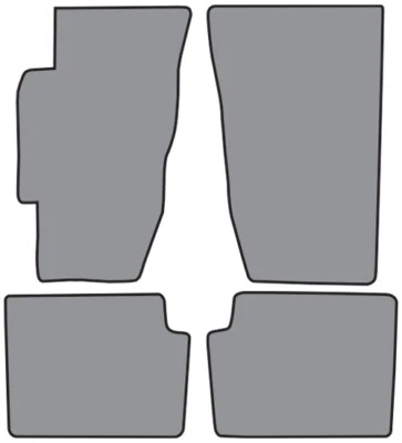 Juego completo de alfombrillas Honda Accord 1994-1997 4 piezas (se adapta a 2 puertas y 4 puertas) Foto 1 de 3