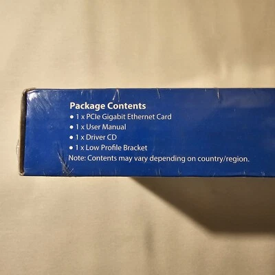 Rosewill 1000 Mbps RJ45 PCIe Network Interface Card PCIE RC-411v3 New (Lot69B) - Image 1 of 4