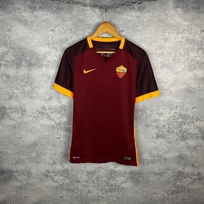 Nike Roma Soccer Jersey Men's Size S Red Short Sleeve ` - Image 1 of 4