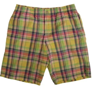 RALPH LAUREN POLO Shorts Mens Multicoloured Check 32 S M - Picture 1 of 7