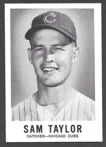 1960 LEAF SPORTS NOVELTIES #131 Sam Taylor CHICAGO CUBS NM A - Picture 1 of 2