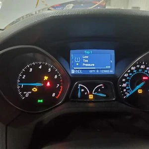 FORD FOCUS Speedometer (cluster), gasoline, MPH, ID CM5T-10849-RA thru RU 12 - Picture 1 of 1