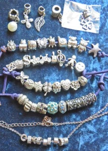 39 Plus Silver Italian Charms Collection of All - Picture 1 of 7