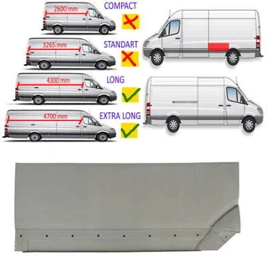 906 Mercedes Sprinter 06- VW Crafter 05- Mittel Kotflügel Blech Außen L3 L4 – L - Bild 1 von 1