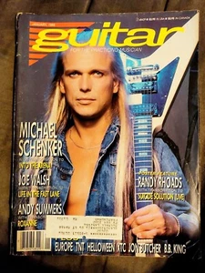 Guitar For The Practicing Musician January 1988 Randy Rhoads Joe Walsh - Picture 1 of 1