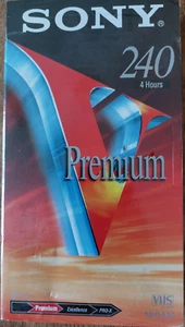 SONY VHS E-240VG- Premium VHS-Cassette - Neu+OVP - Bild 1 von 3