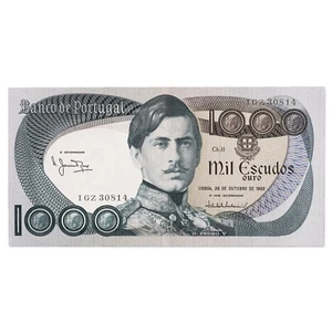 Portugal - billet 1000 escudos 1982 - D. Pedro V - NEUF (UNC) - P.175e - Picture 1 of 2