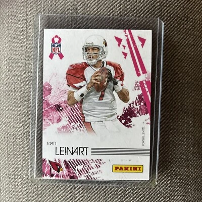 2010 Arizona Cardinals Matt Leinart #58 RARE Panini BREAST CANCER AWARENESS - Image 1 of 2