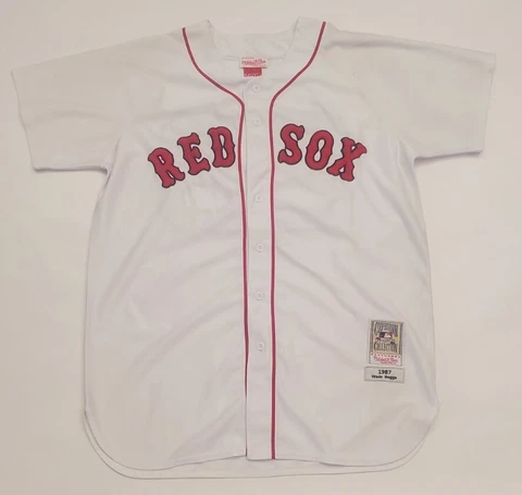 Mitchell and Ness M&N Boston Red Sox Wade Boggs Jersey #26 Cover