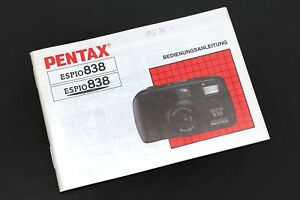 Bedienungsanleitung für die Pentax Espio 838 / 838 Quartz Date