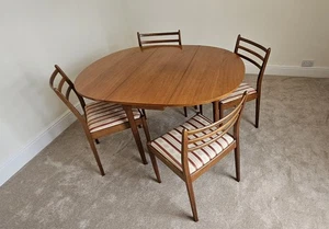 G Plan Vintage Dining Table and Chairs Set - Picture 1 of 15