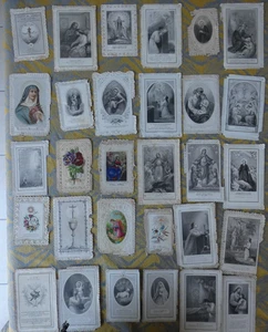lot de 30  images pieuses canivet dentelle avec accidents lot 2ch2 - Bild 1 von 1