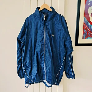 Vintage Umbro Track Jacket Mens Size XL Blue 90s Oversized Full Zip - Picture 1 of 11