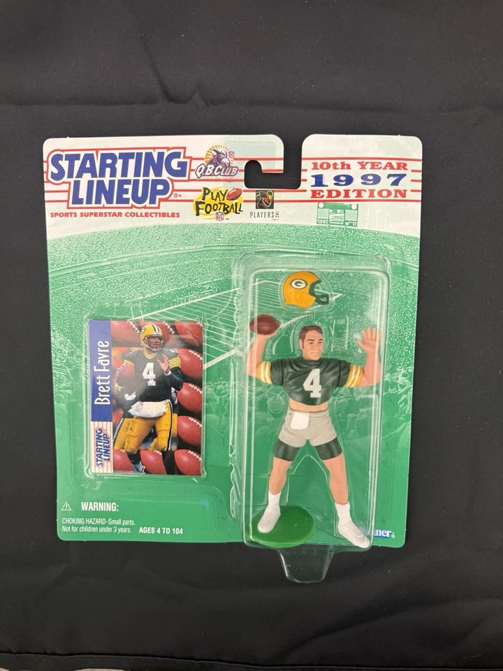 Figura Brett Favre 1997 Starting Lineup Superstar coleccionable Green Bay Packers Foto 1 de 1