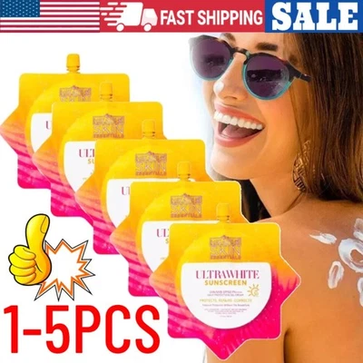 1-5 PIEZAS Protector Solar Skin Essentials Ultra Blanco, Gel-Crema Protector Solar FPS 50 UVA/UVB~ Foto 1 de 4