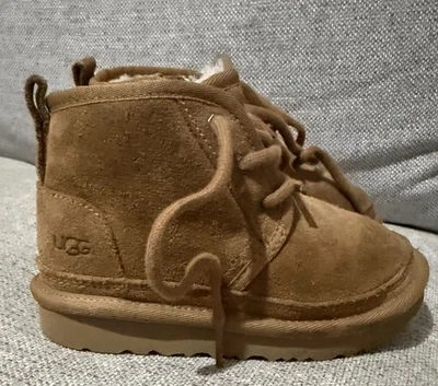 UGG Boots Boys Size 10 Brown - Image 1 of 4