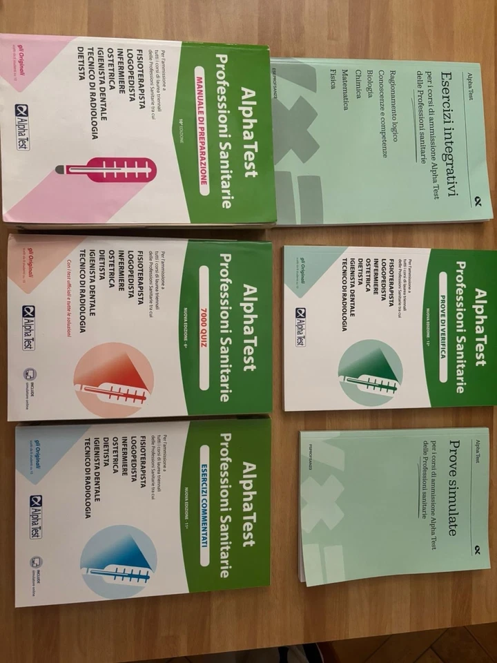 Alpha Test. Professioni sanitarie. Kit completo + PROVE SIMULATE + ESERCIZI INT. - Immagine 1 di 1