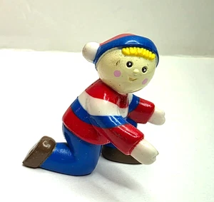 VINTAGE Mr. Christmas Santa's Ski Slope REPLACEMENT Stationary Kneeling Child - Picture 1 of 3