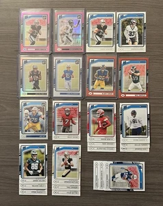 LOTE DE TARJETAS DE NOVATO DE FÚTBOL AMERICANO DONRUSS 2024 (25 tarjetas) RC OPTIC HOLO PRIZM 🏈 - Imagen 1 de 4
