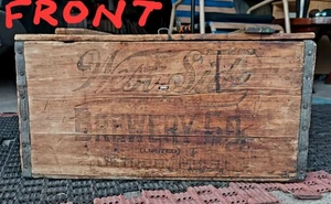 Pre Prohibition Vintage Bierkiste West Side Brewery Co. Mundus Detroit Box - Bild 1 von 8
