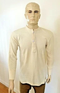 NEW ARMY ISSUE COLD WEATHER LIGHTWEIGHT WINTER WOOL BLEND UNDERSHIRT (LARGE) - Picture 1 of 11