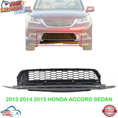 NEW BUMPER LOWER GRILLE ASSEMBLY FOR 2013 2014 2015 HONDA ACCORD SEDAN HO1036114 Foto 1 de 4