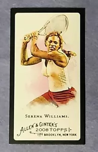 2008 Topps Allen And Ginter Mini Black #249 Serena Williams Combined Shipping - Picture 1 of 2