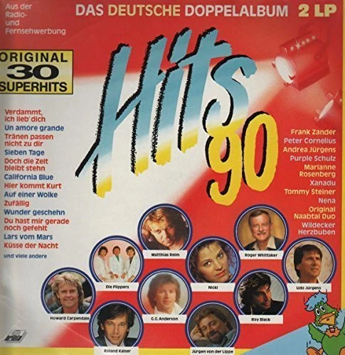 Hits '90-Deutsch (BMG/Ariola) Matthias Reim, Nena, Frank Zander, GG And.. [2 LP] - Bild 1 von 1
