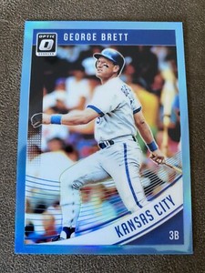 GEORGE BRETT 2018 DONRUSS OPTIC #97 BLUE PRIZM Ser #ed #16/50!!