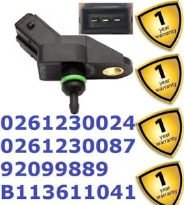 Sensore pressione GM Chery Buick Sail 1.6 MAP 0261230024 0261230087 B113611041 - Foto 1 di 7
