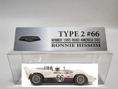 1/18 Chaparral Type 2 Type 2E Type 2/2C Metal Name Plate Plaque for Exoto - Image 1 of 2