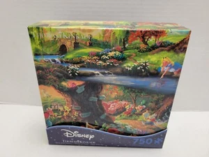 Ceaco Thomas Kinkade 750 Piece Puzzle - Disney's Alice In Wonderland - Picture 1 of 4