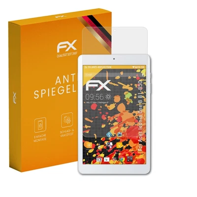 atFoliX 2x Displayfolie für Acer Iconia One 8 B1-850 Schutzfolie matt&stoßfest - Bild 1 von 4