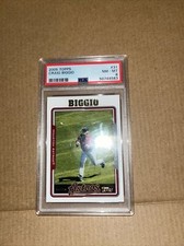 2005 TOPPS CRAIG BIGGIO HOUSTON ASTROS #31 PSA 8