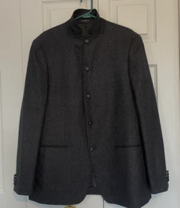 John Varvatos Jacke Struktur Seide Wollmischung 46 L - Bild 1 von 8
