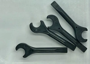 Lego Parts Lot (5) Ct ~ Black Minifigure Utensil Tool Spanner Wrench ~ No # 4006 - Picture 1 of 1