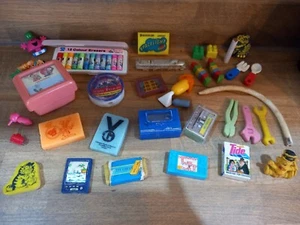 Vintage Rare 80s 90 Erasers Rubbers Bundle Sharpener Pencil Tops Collectable Toy - Picture 1 of 8