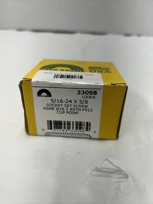 holo-krome 5/16-24 X 5/8 Socket Set Screw