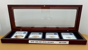 2016-W Gold Eagle Proof 4-Coin Set NGC PF70 Edmund Moy, Mint Director, Signed - Picture 1 of 5