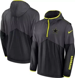 Dallas Cowboys Nike Pullover Ligero con Capucha 1/2 Cremallera Chaqueta Volt Para Hombre’s Grande - Imagen 1 de 6
