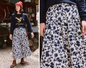 The Great $295 The Boating Skirt in Autumn Leaf Floral; 1 Small - Picture 1 of 5